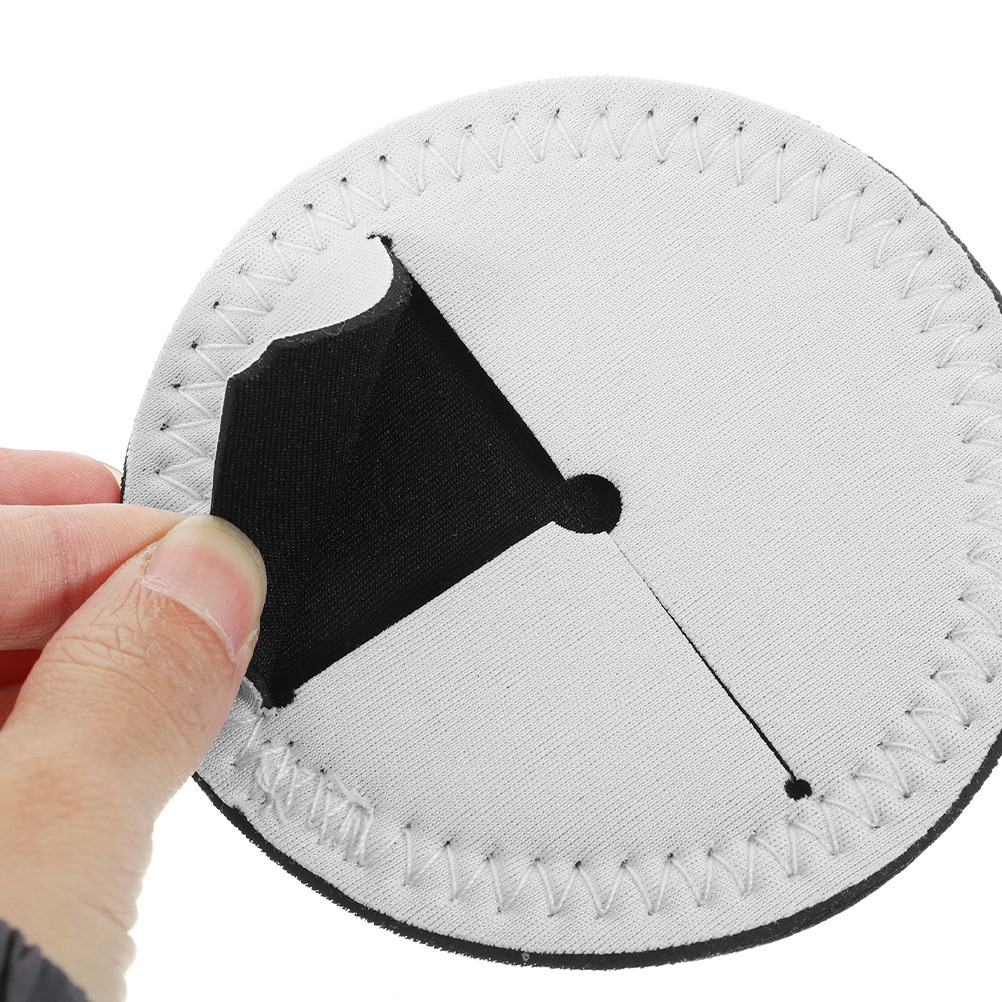 Coaster Sublimation Blank - 5Pcs White Round Blank Wine Glass