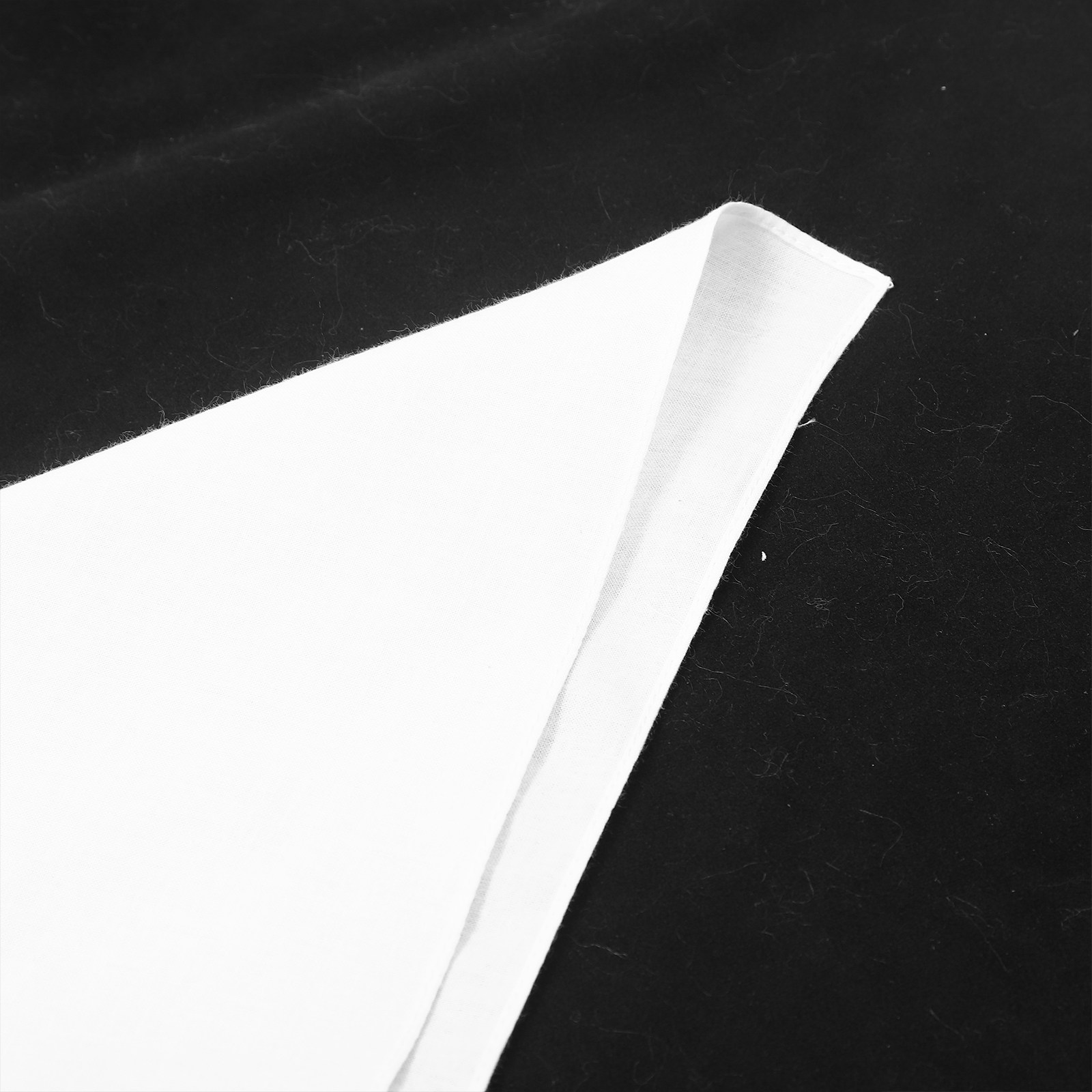 White Cotton Handkerchief Squa – Bandana Blank White recenzja i cena