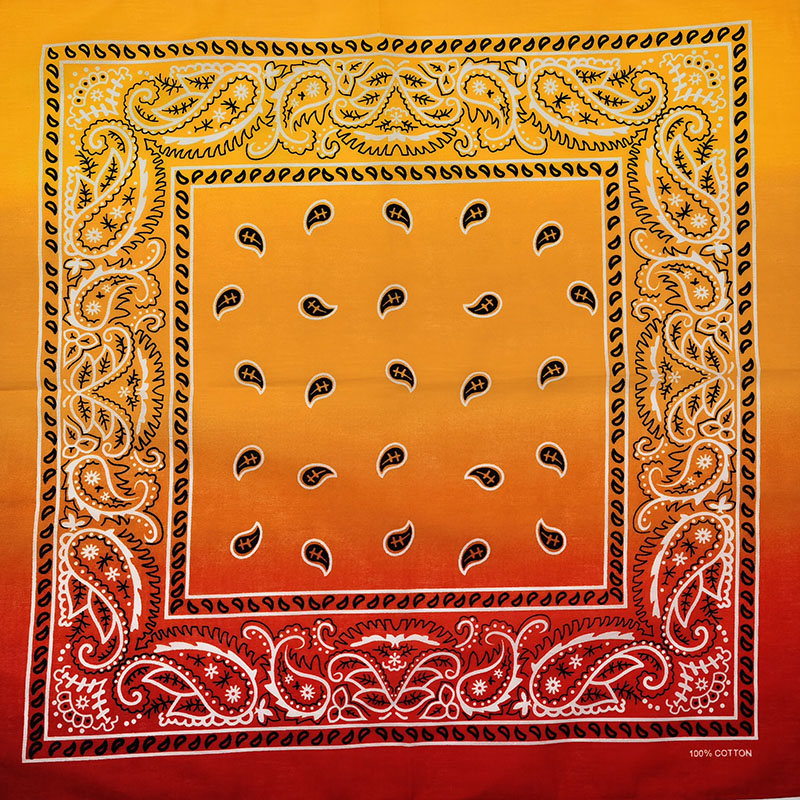 Fashion Unisex Black Paisley H – Bandana Blank White recenzja i cena