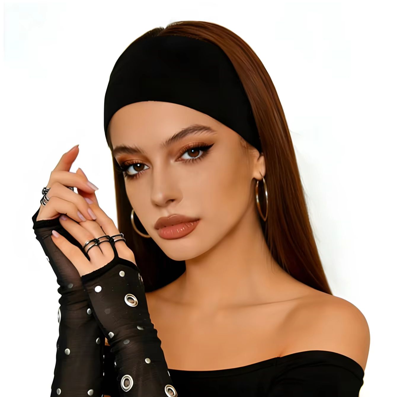 1pc black and white triangle h – Bandana Blank White recenzja i cena