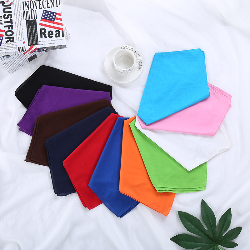 Headscarf Cotton Solid Color R – Bandana Blank White recenzja i cena
