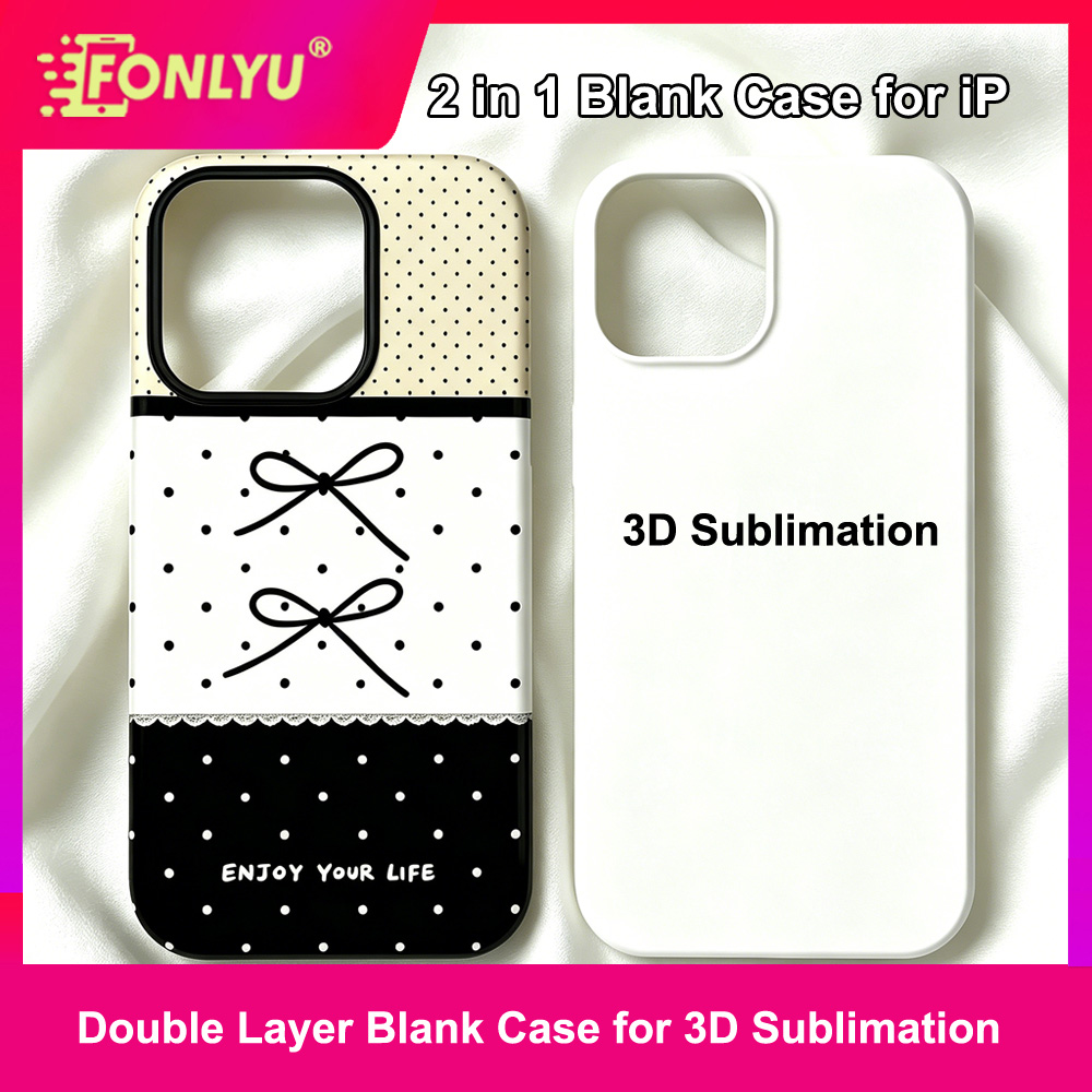 FONLYU 2 in 1 3D Sublimation B – Phone Case Blank Print recenzja i cena