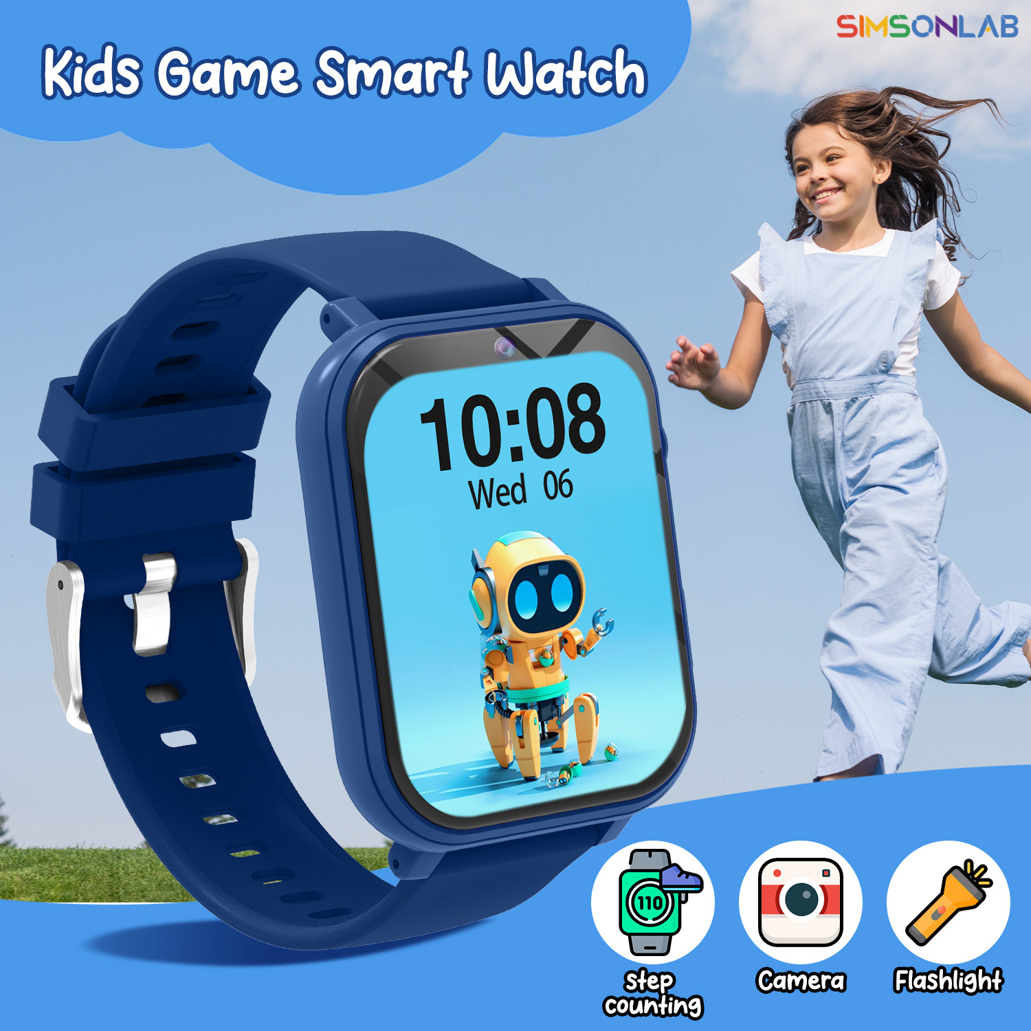 Kids Smart Watch Games Camera  – Door Mat Blank recenzja i cena