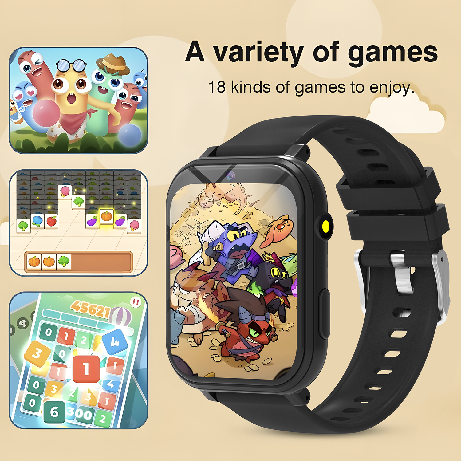 Kids Smart Watch Games Camera  – Door Mat Blank recenzja i cena
