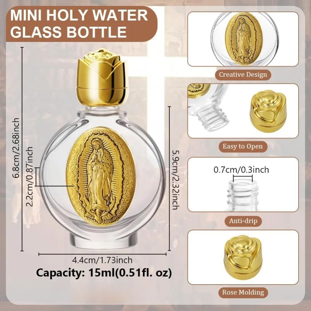 12/2Pcs Holy Water Bottles 0.5 – Water Bottle Blank recenzja i cena