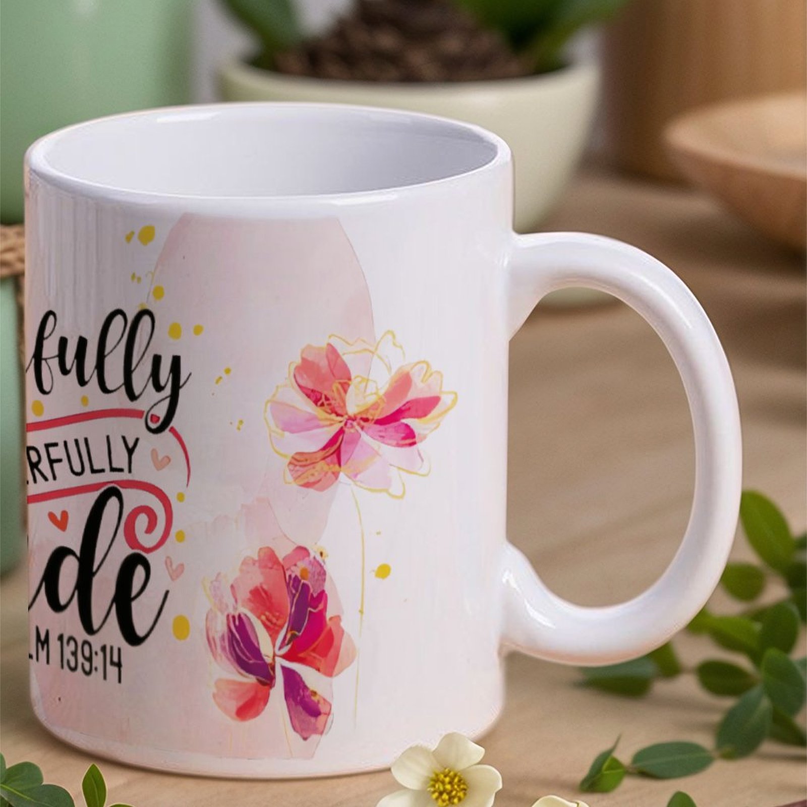 Fearfully And Wonderfully Made – Sublimation Mug White recenzja i cena