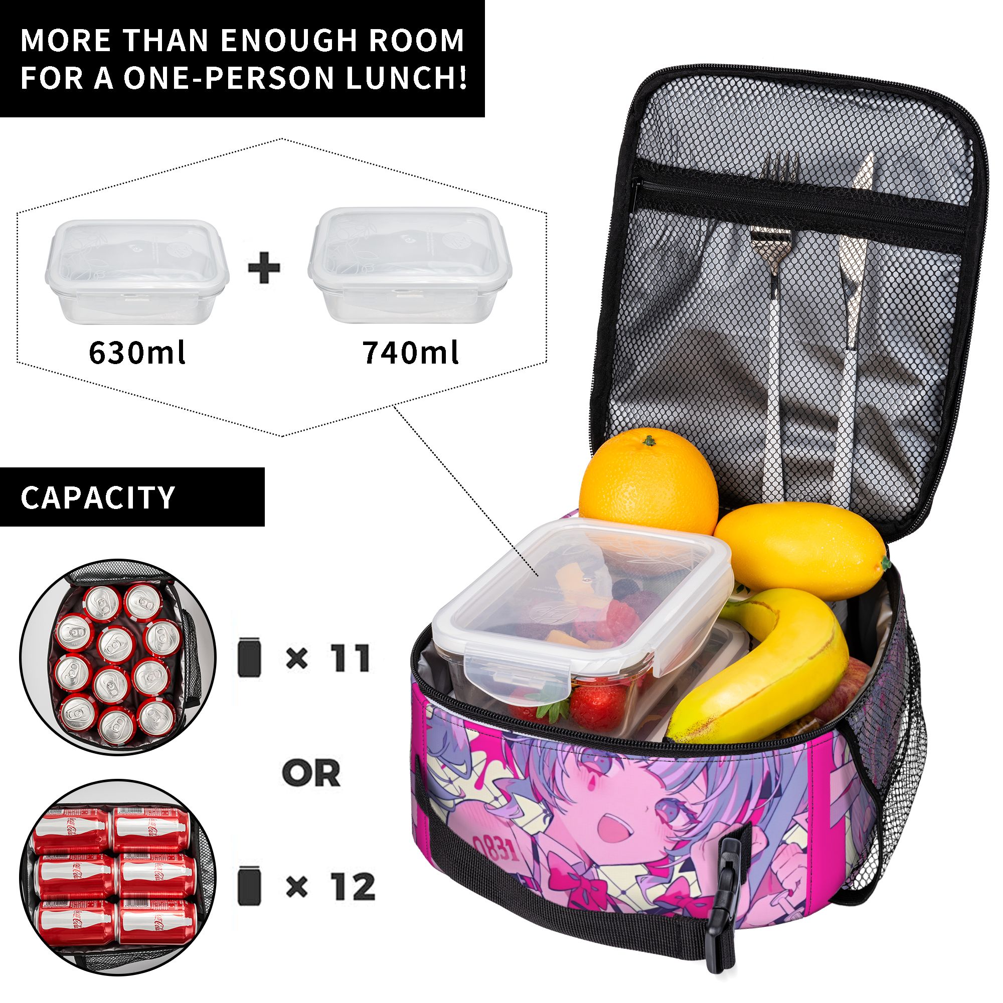 Hatsune Miku  Insulated Lunch  – Tote Bag Sublimation recenzja i cena