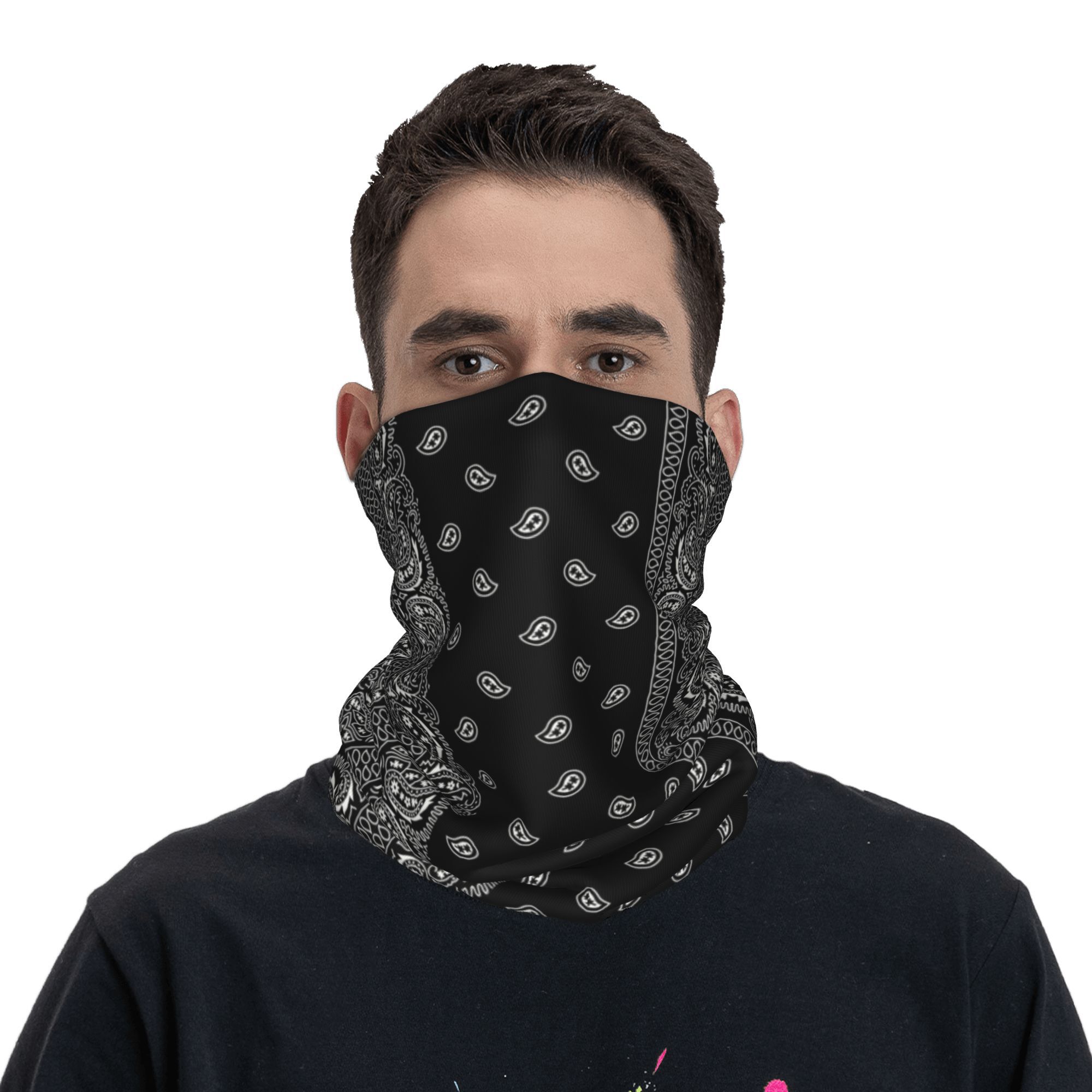 Custom Black And White Paisley – Bandana Blank White recenzja i cena