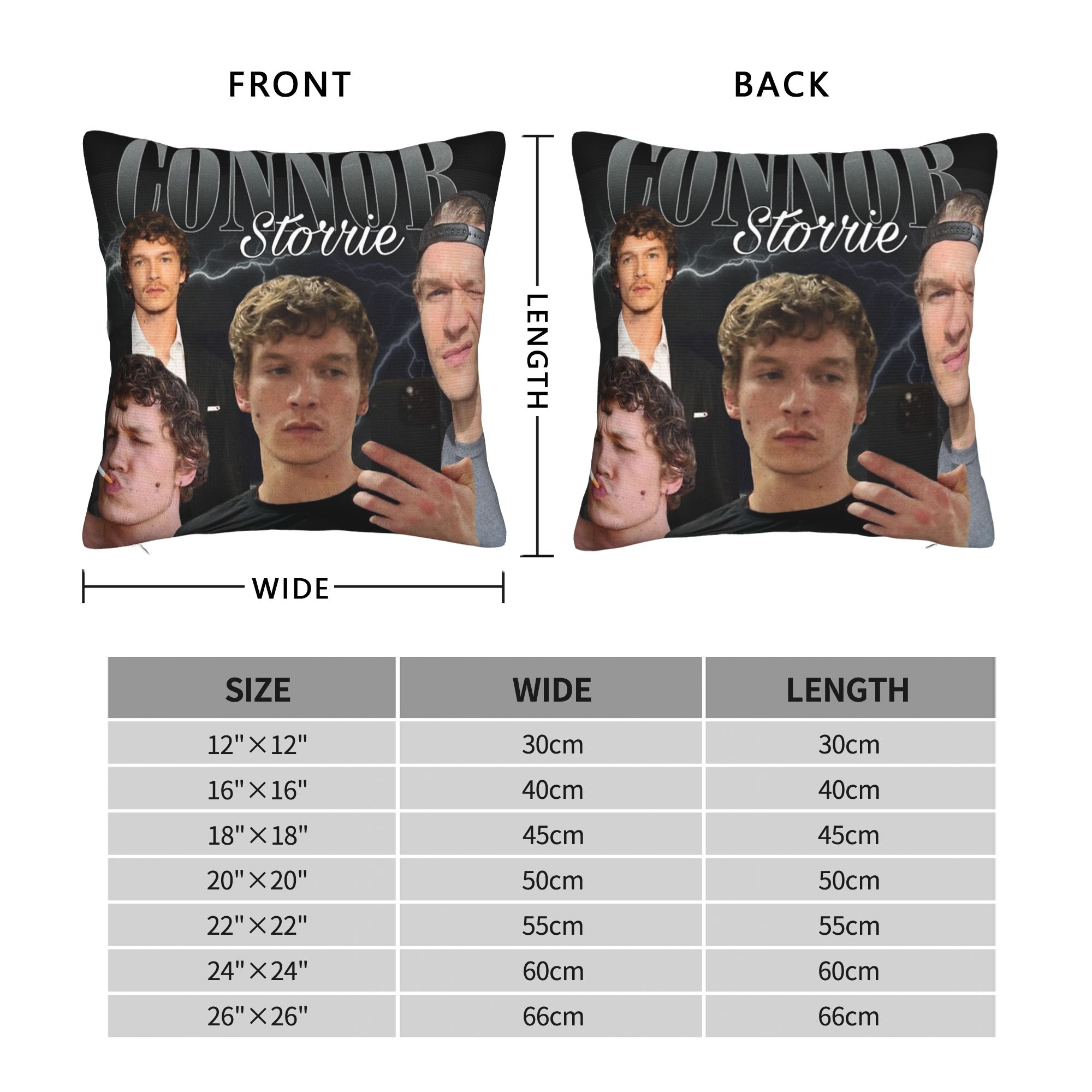 Connor Storrie Heated Rivalry  – Pillow Cover Sublimation recenzja i cena