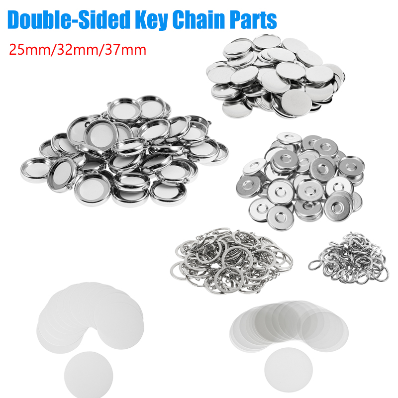 50Pcs/Set DIY Double-Side Key  – Button Badge Blank recenzja i cena