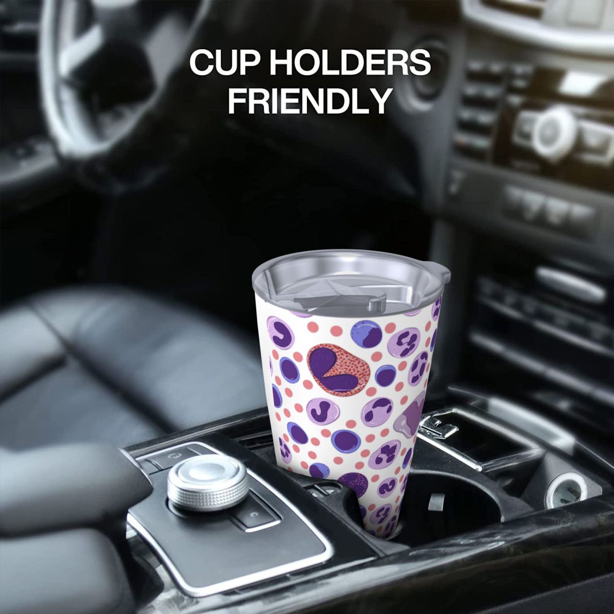 Large White Blood Cell Pattern – Tumbler 20Oz White recenzja i cena