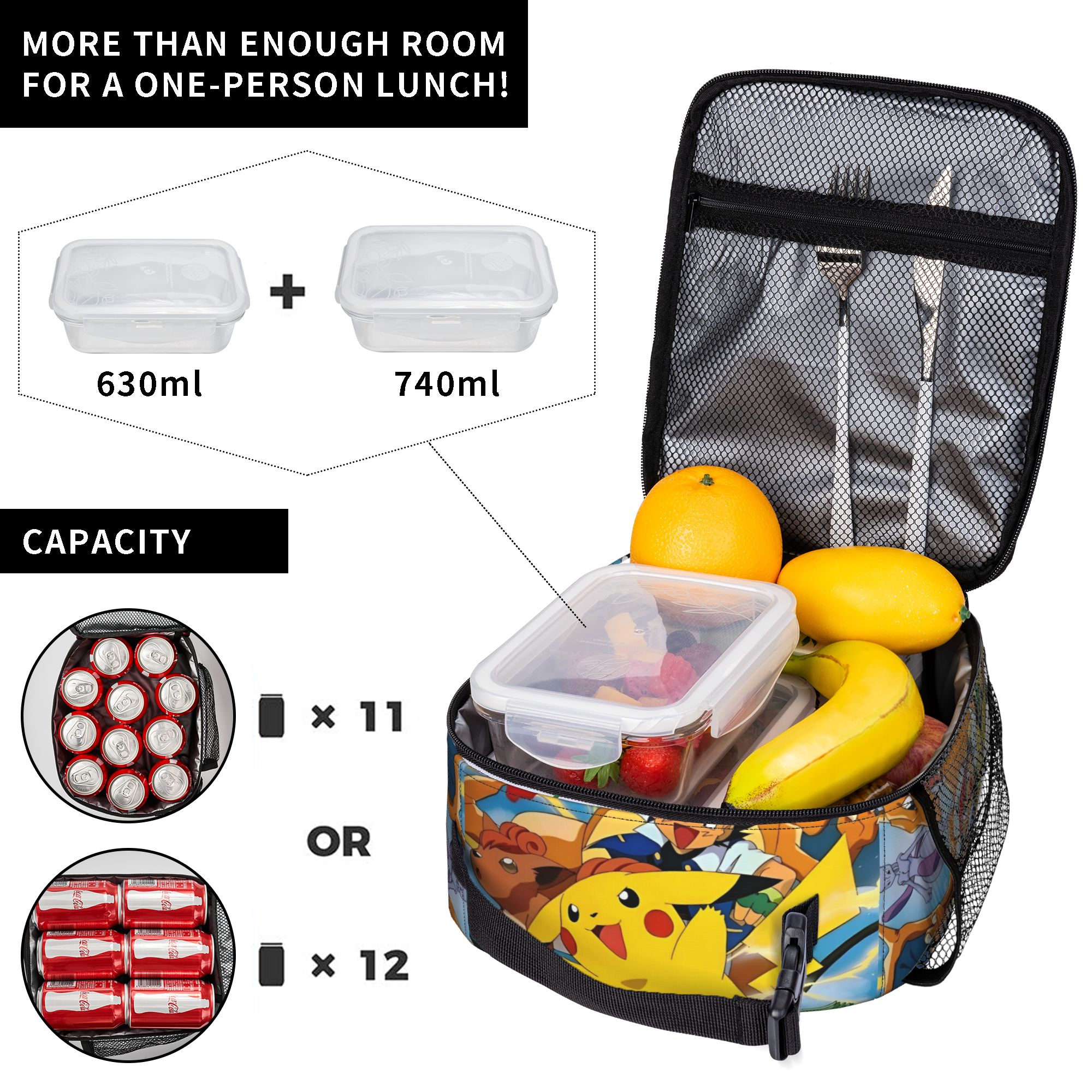 Cute Cartoon Manga Poke-Mon In – Tote Bag Sublimation recenzja i cena