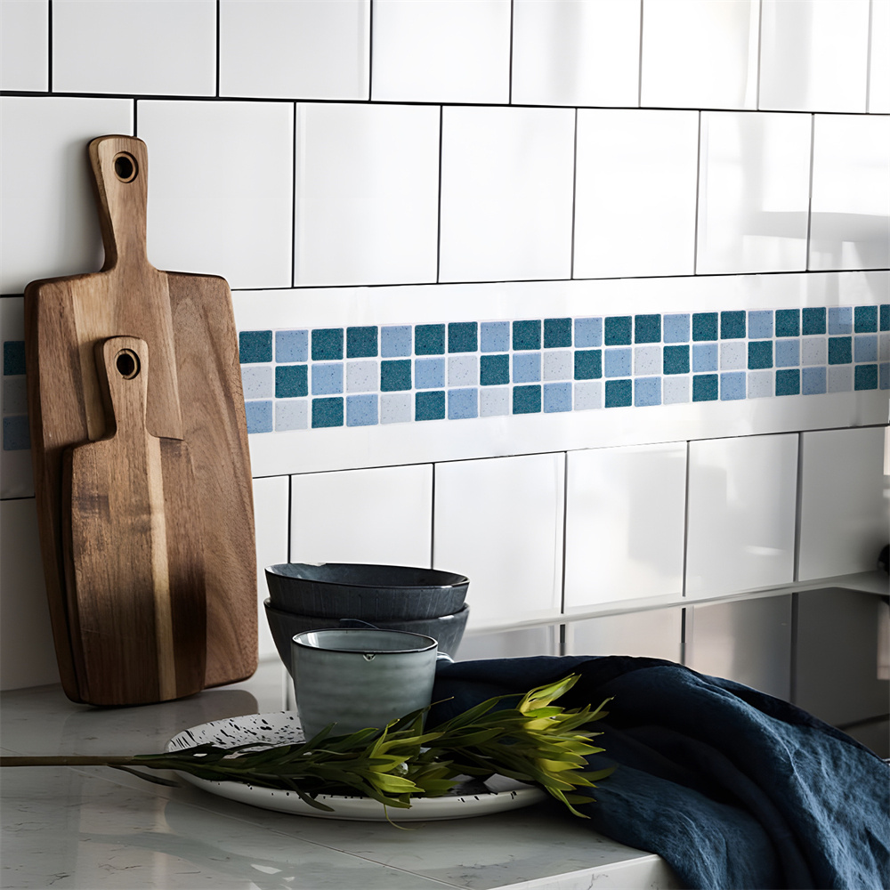 Blue Mosaic Self-Adhesive Base – Ceramic Tile Blank recenzja i cena