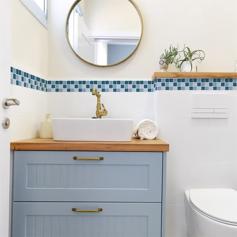 Blue Mosaic Self-Adhesive Base – Ceramic Tile Blank recenzja i cena