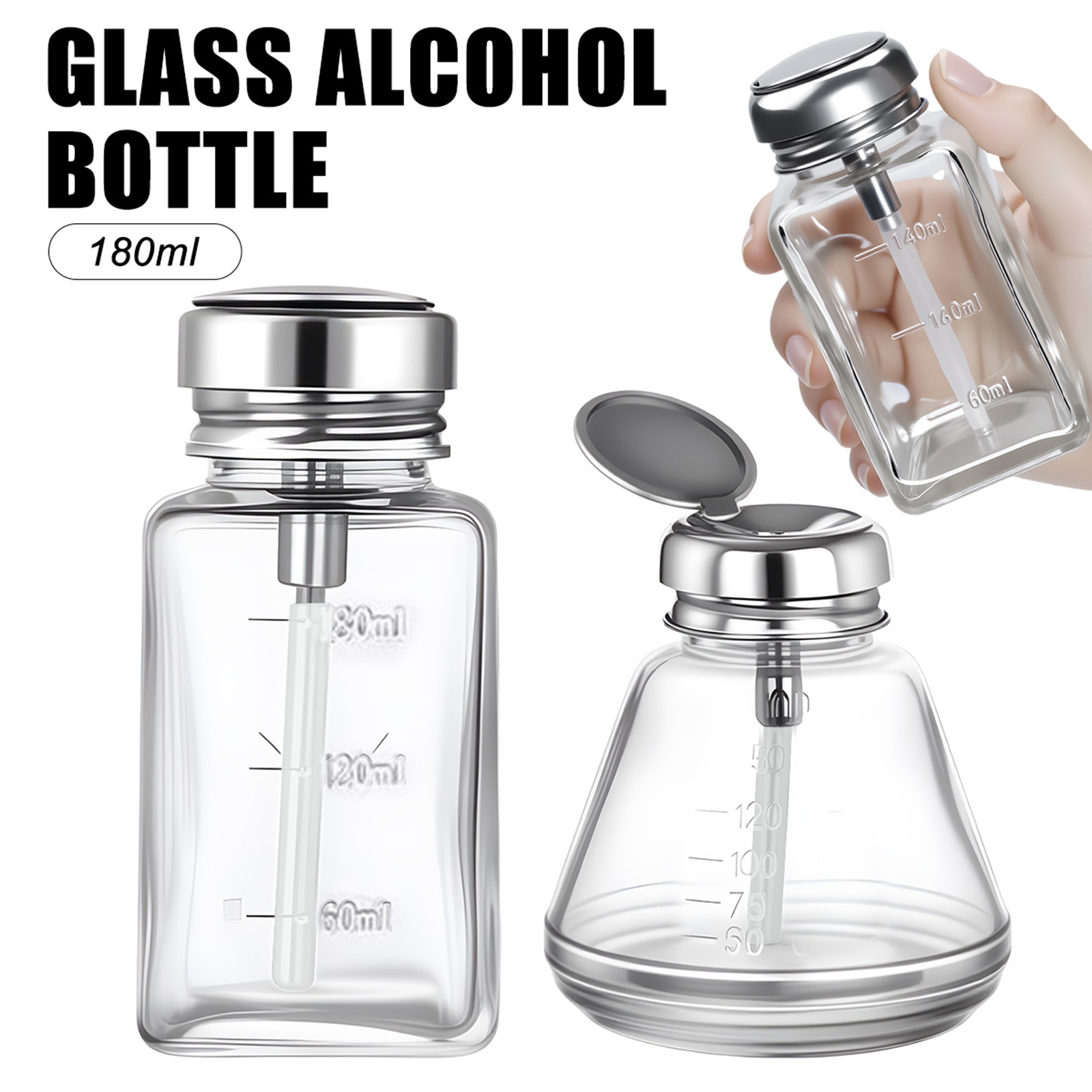 180ml Nail Glass Bottle Press  – Water Bottle Blank recenzja i cena