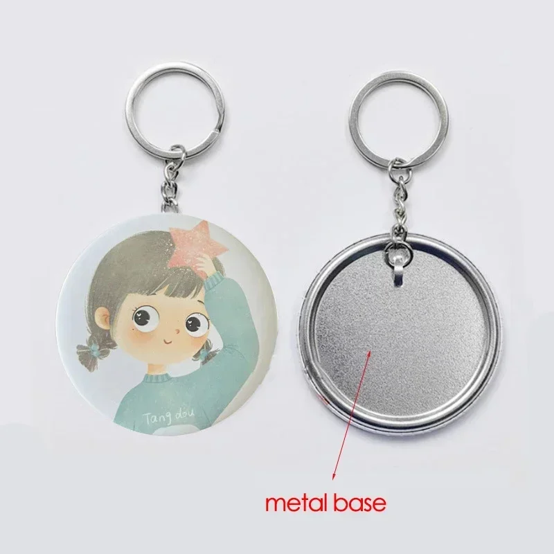 100PCS 44mm 58mm Keychains Bad – Button Badge Blank recenzja i cena