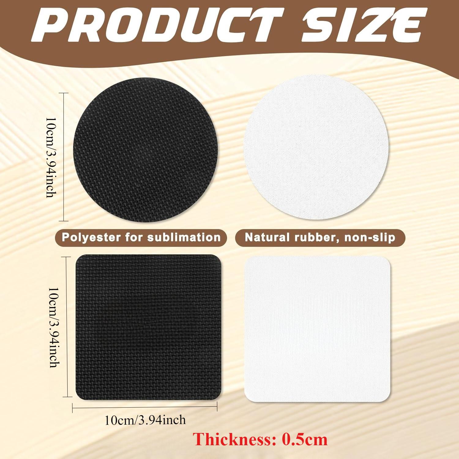 10 Pcs Sublimation Coasters Bl – Coaster Sublimation Blank recenzja i cena