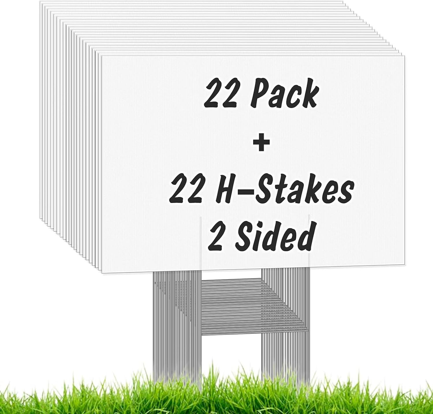 22Pcs Blank Yard Signs with St – Yard Sign Blank recenzja i cena