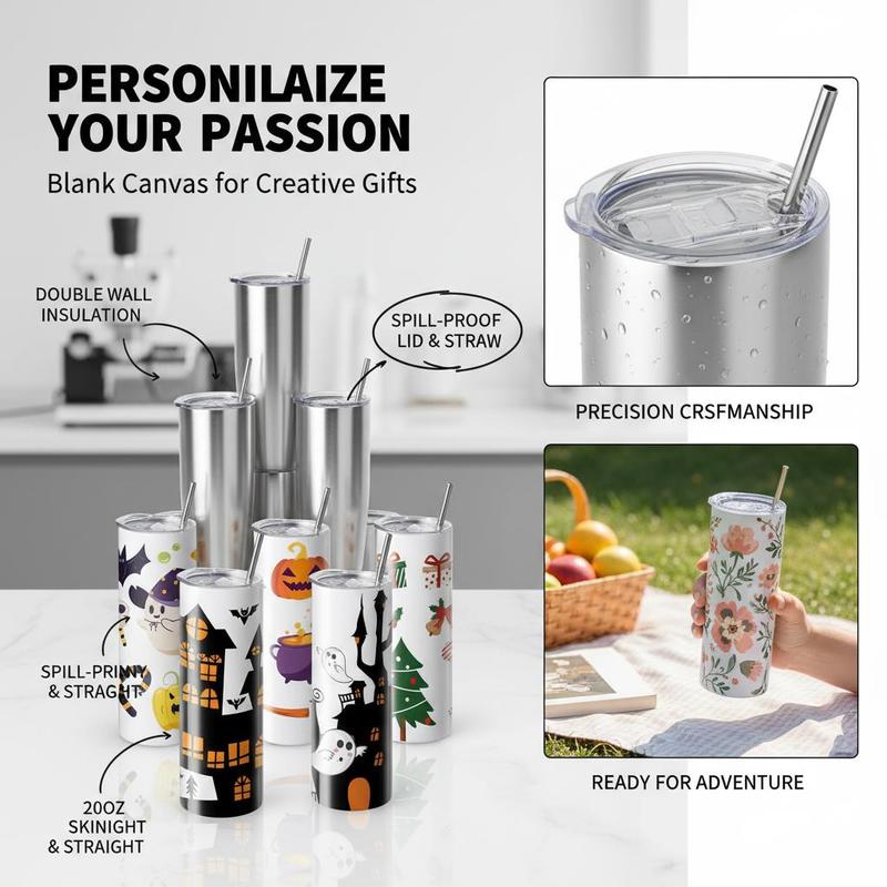 16 Pack Sublimation Insulated  – Tumbler 20Oz White recenzja i cena