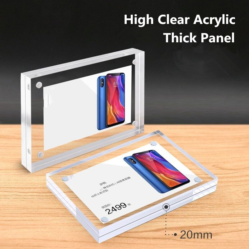 90x55mm Magnetic Acrylic Price – Photo Acrylic Block recenzja i cena