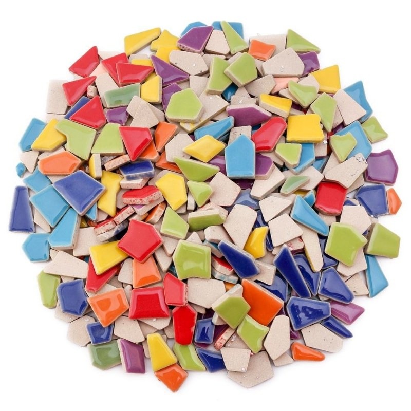 100g Randomly Mixed Colors DIY – Ceramic Tile Blank recenzja i cena