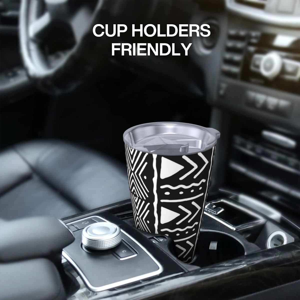 Black And White African Bogola – Tumbler 20Oz White recenzja i cena