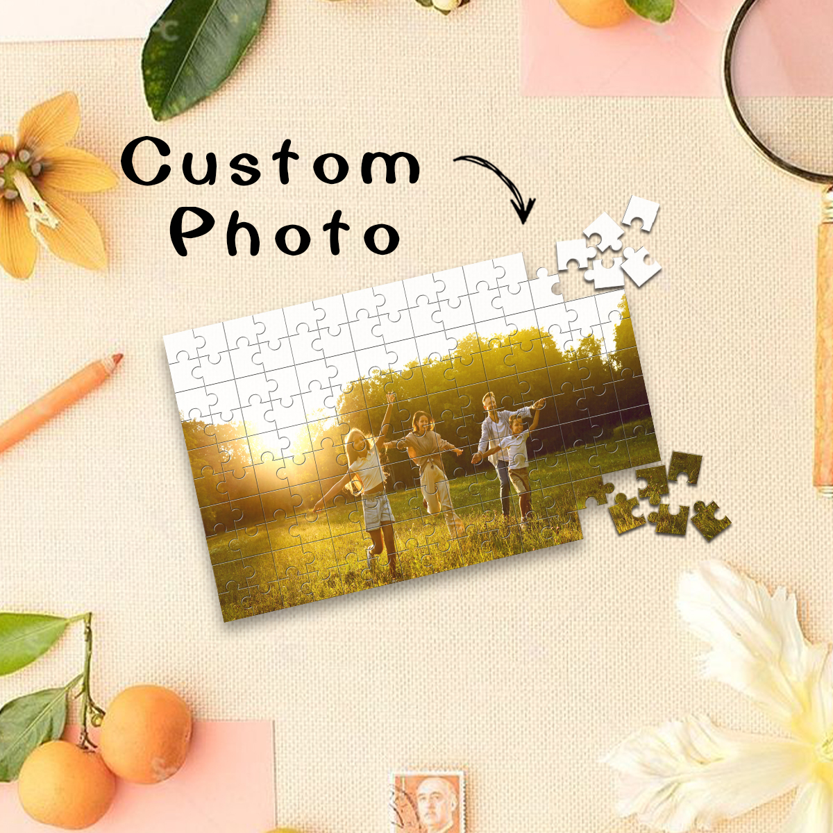 1pc Custom Photo Single Portra – Puzzle Blank White recenzja i cena