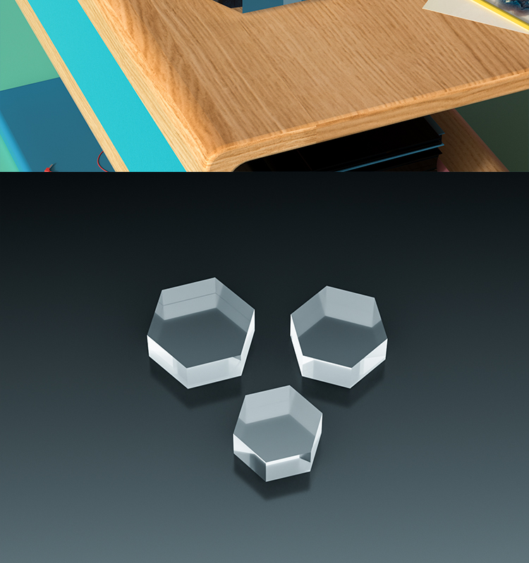 Clear Polished Hexagonal Acryl – Photo Acrylic Block recenzja i cena