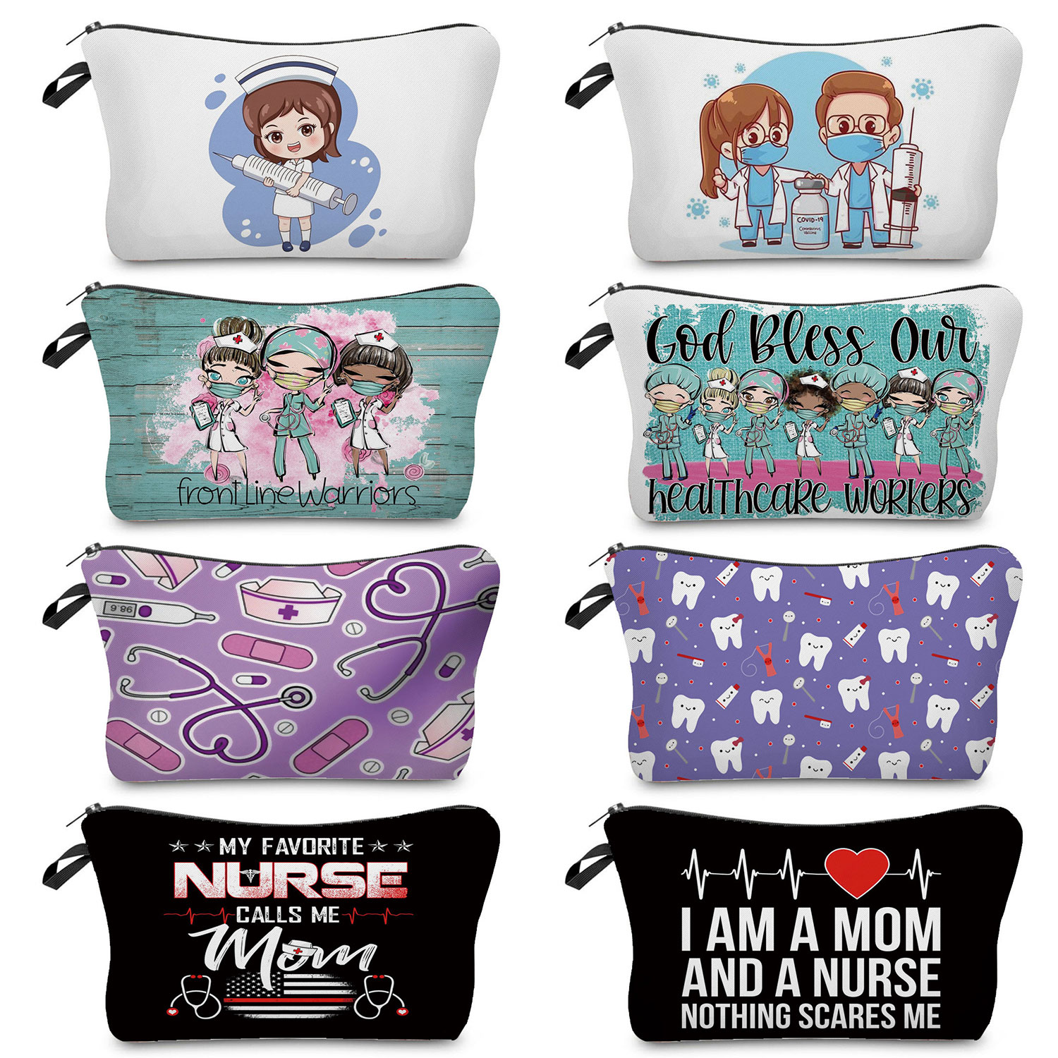 Cartoon Dentist Nurse Print Co – Pillow Cover Sublimation recenzja i cena