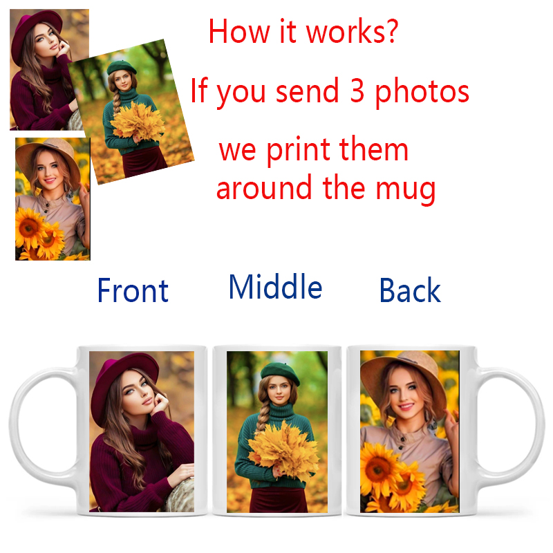 Personalized Your Photo Mug, C – Sublimation Mug White recenzja i cena