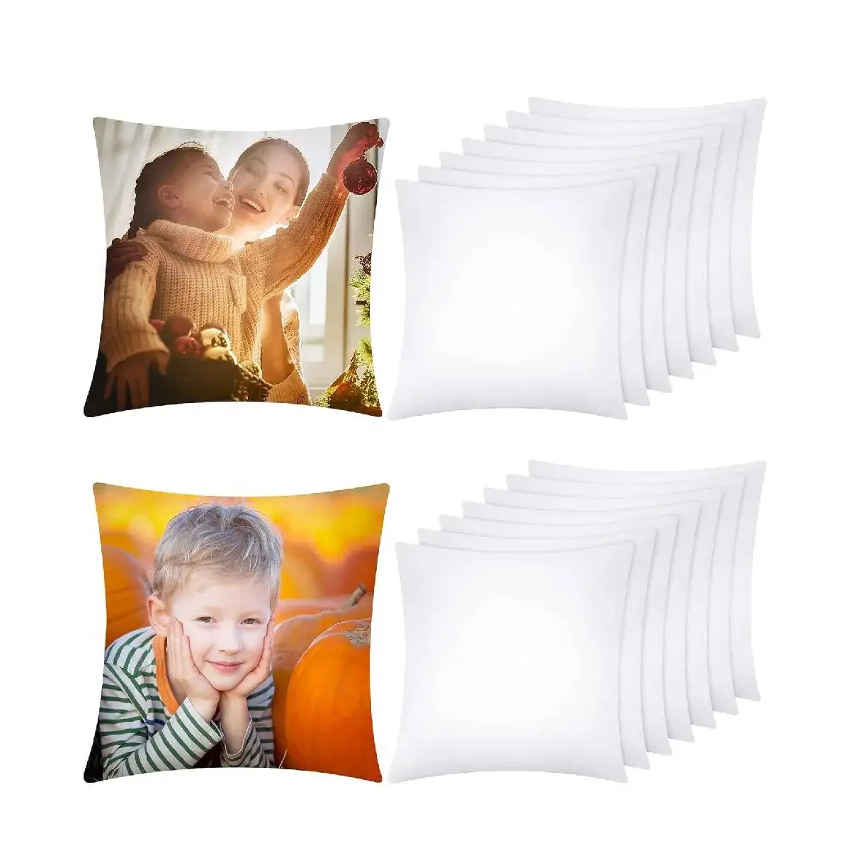 4-Pack White Polyester Peach S – Pillow Cover Sublimation recenzja i cena