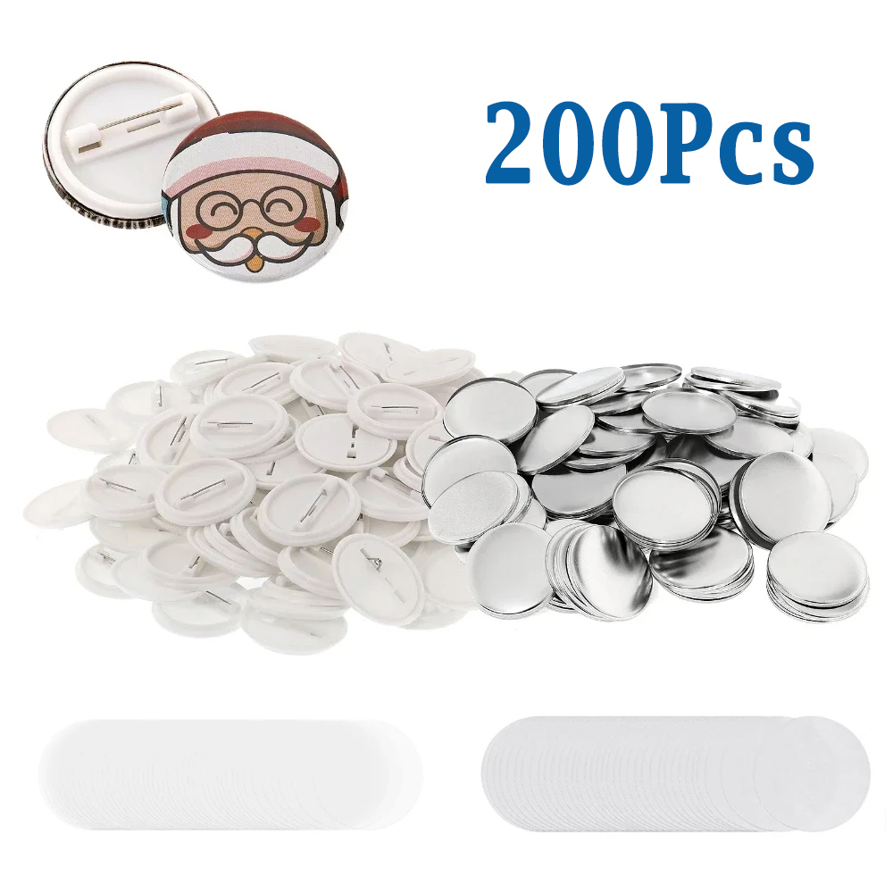 200pcs DIY Round Badge Making  – Button Badge Blank recenzja i cena