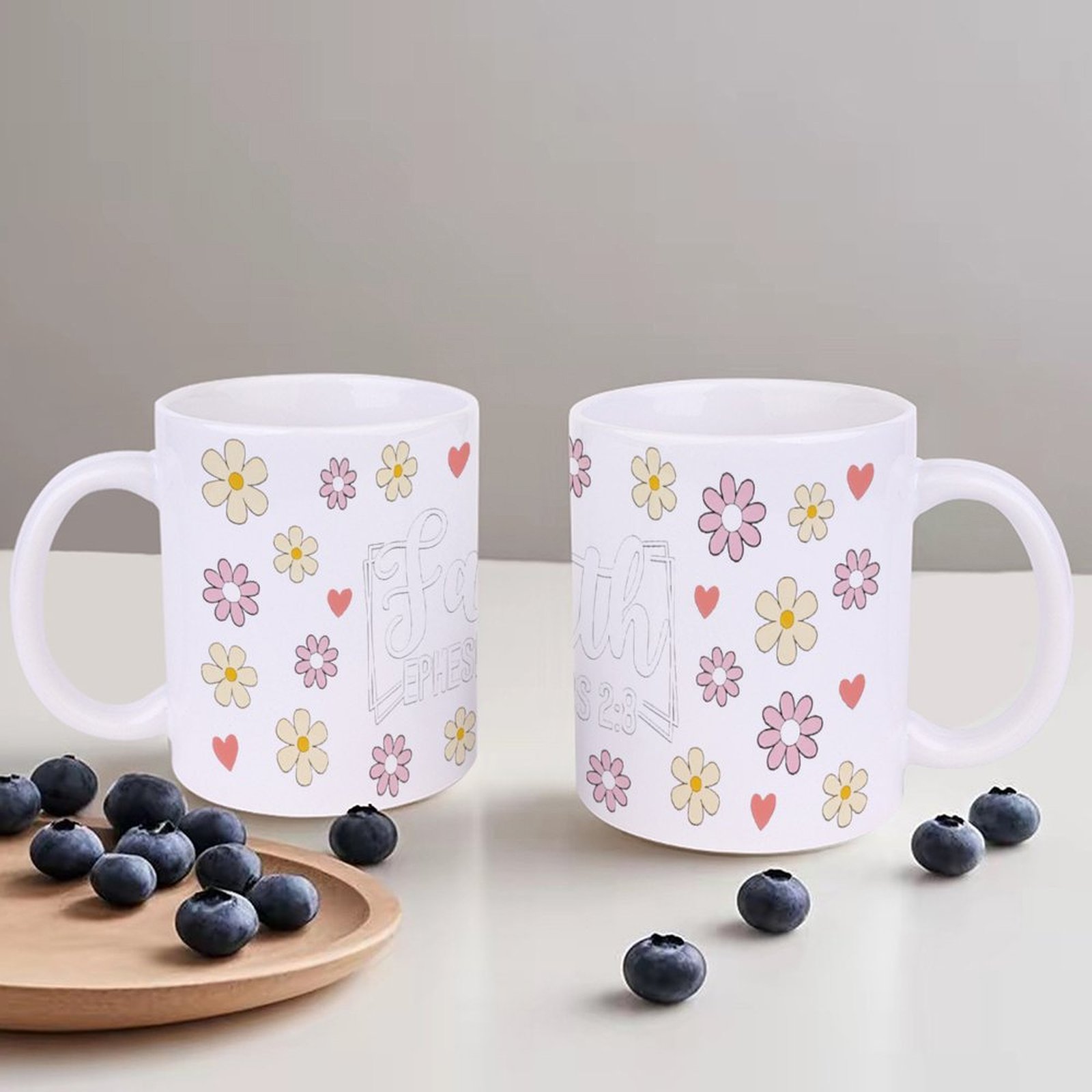 The Word Faith Surrounded By F – Sublimation Mug White recenzja i cena