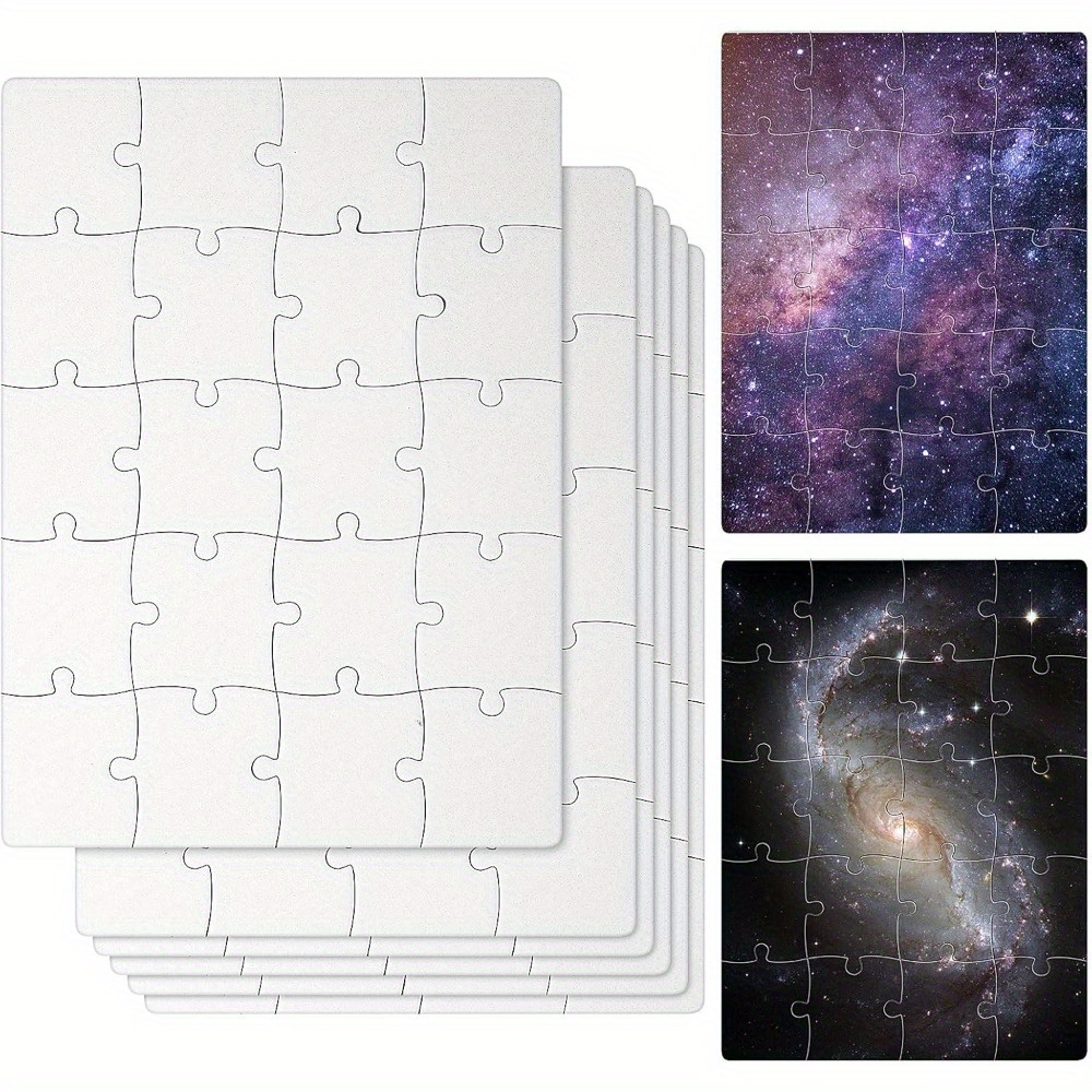6pcs Sublimation Blank Puzzles – Puzzle Blank White recenzja i cena