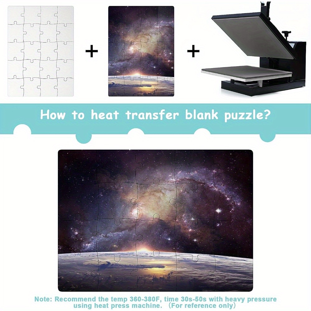 6pcs Sublimation Blank Puzzles – Puzzle Blank White recenzja i cena