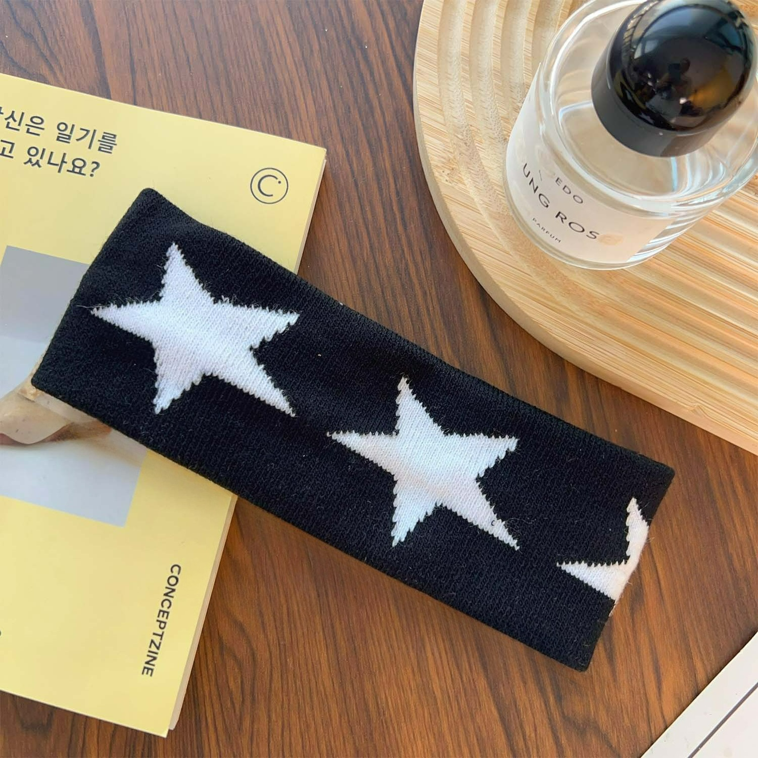 Star Embroidery Sports Headban – Bandana Blank White recenzja i cena