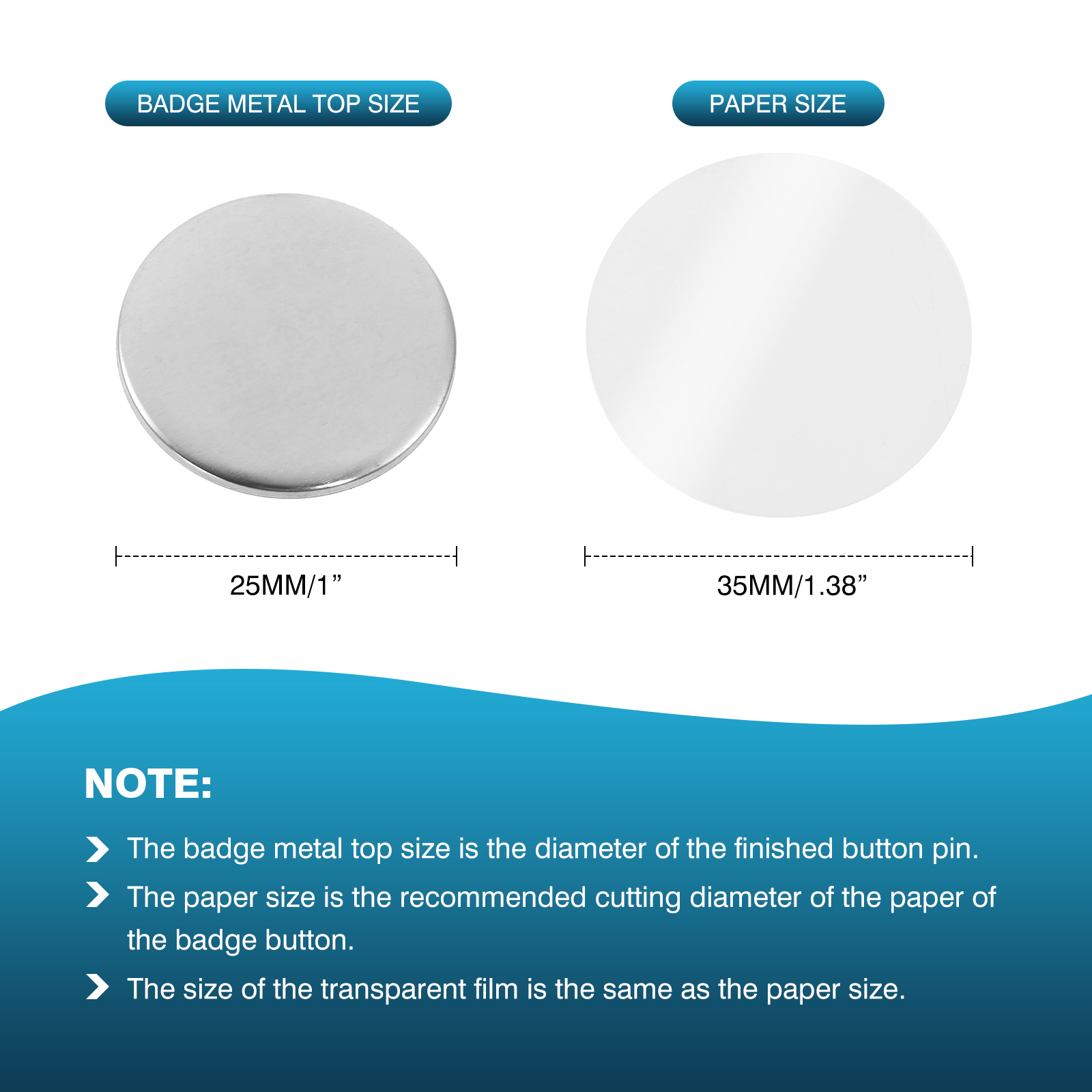 100Pcs Mini DIY Round Mirror M – Button Badge Blank recenzja i cena