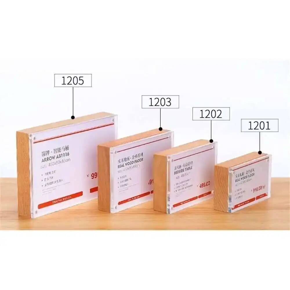 Desk Price Card Display Magnet – Photo Acrylic Block recenzja i cena
