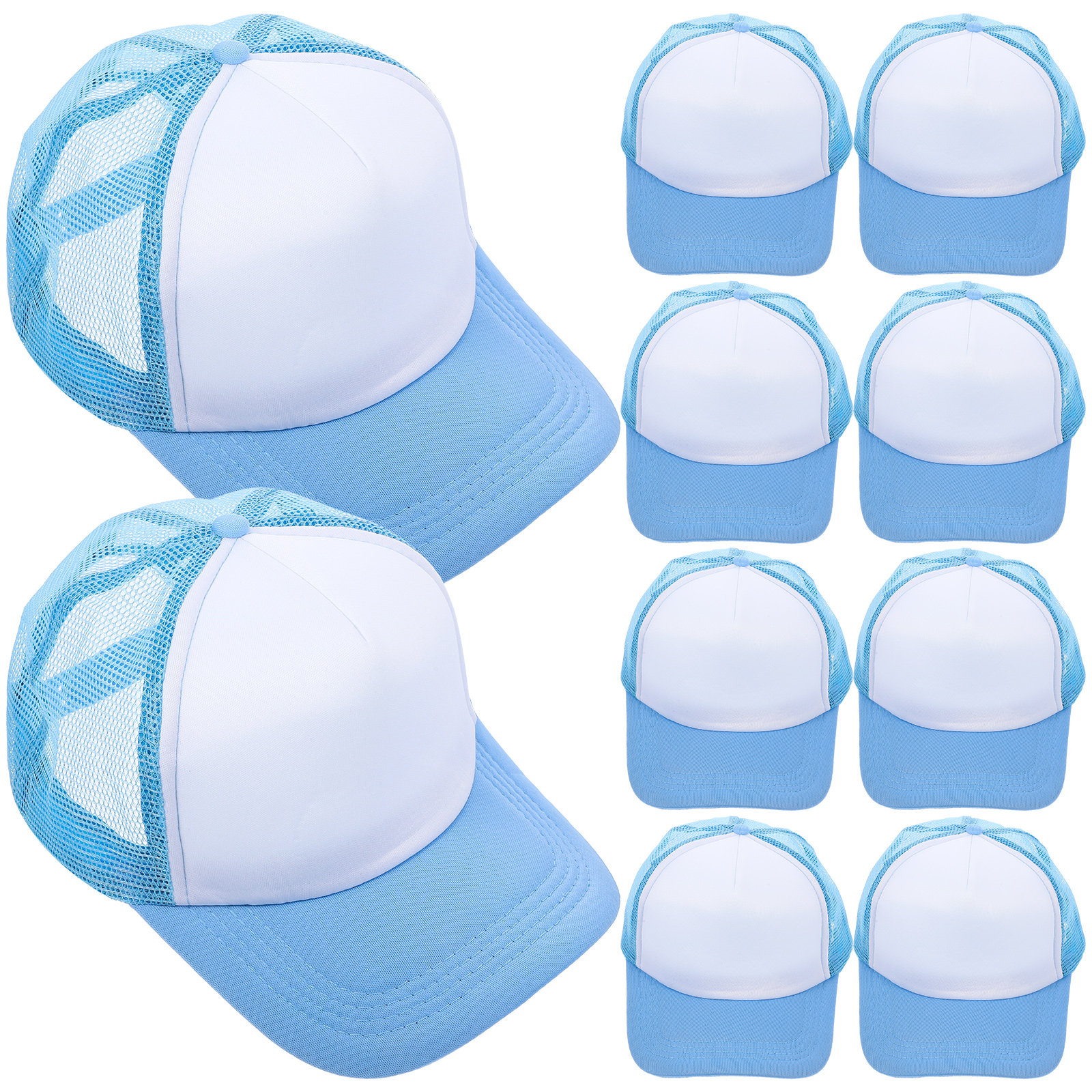 10Pcs Blank Baseball Hats Mesh – Hat Sublimation Blank recenzja i cena