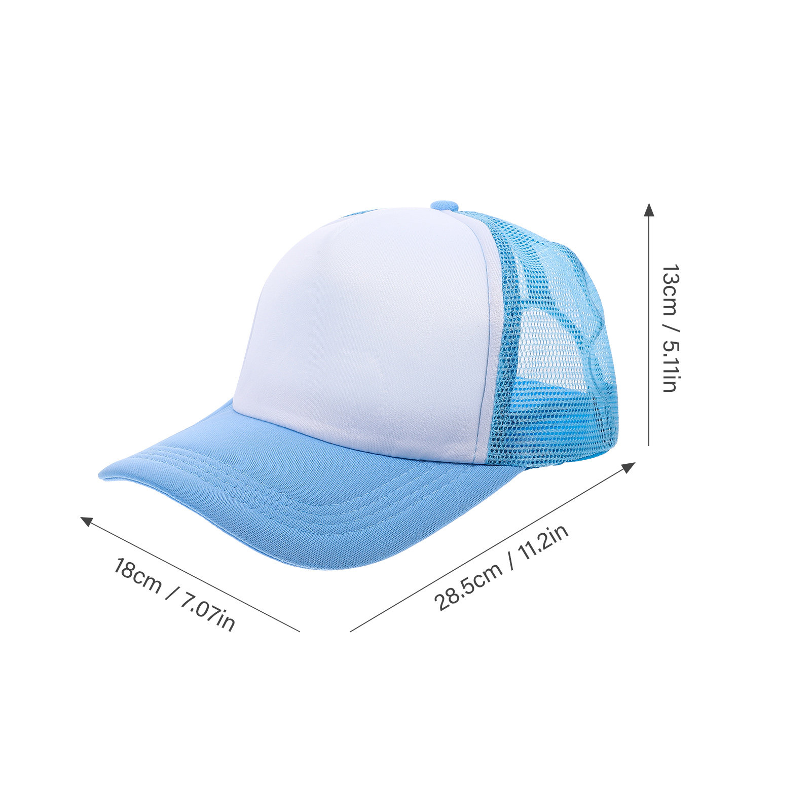 10Pcs Blank Baseball Hats Mesh – Hat Sublimation Blank recenzja i cena