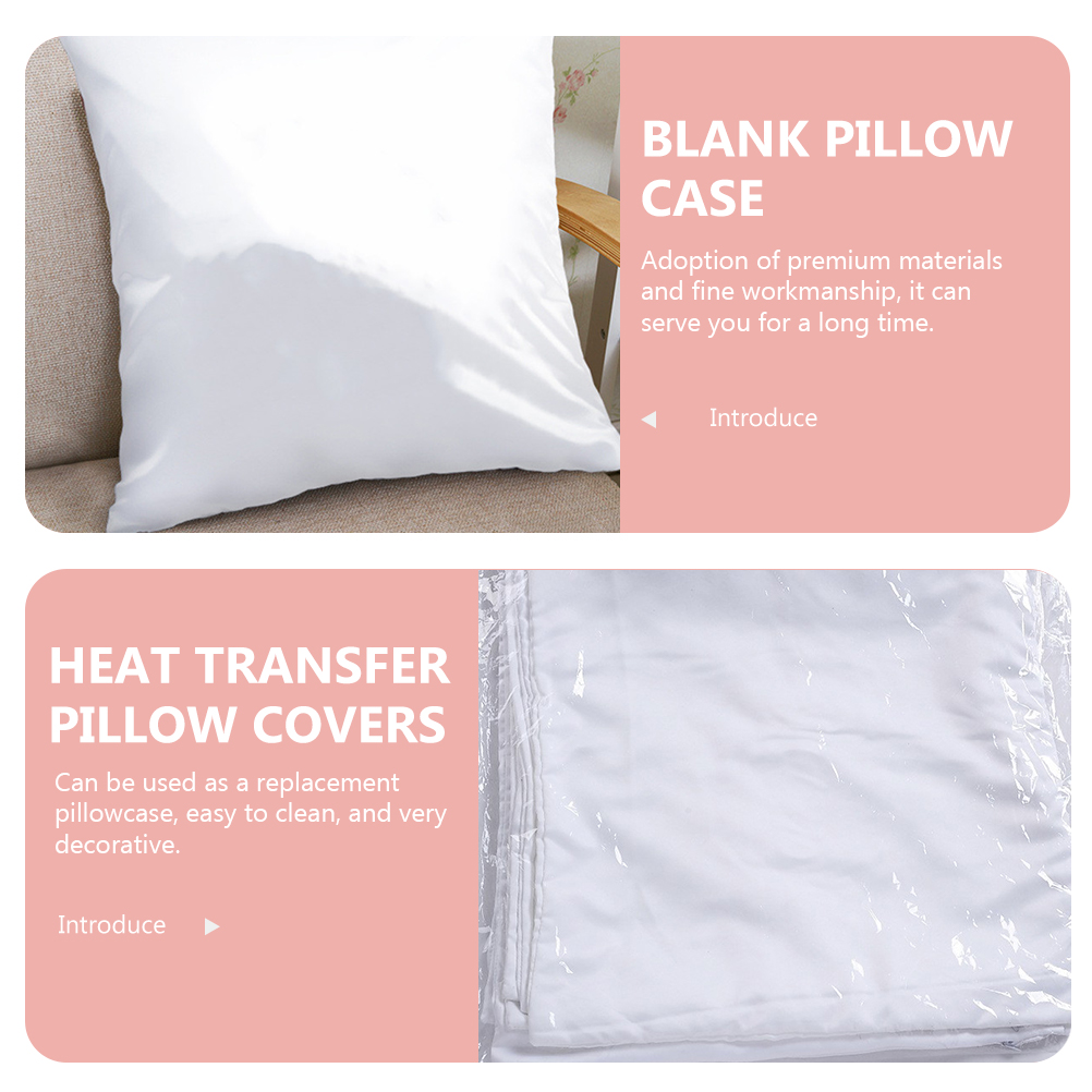 4Pcs White Sublimation Pillow  – Pillow Cover Sublimation recenzja i cena