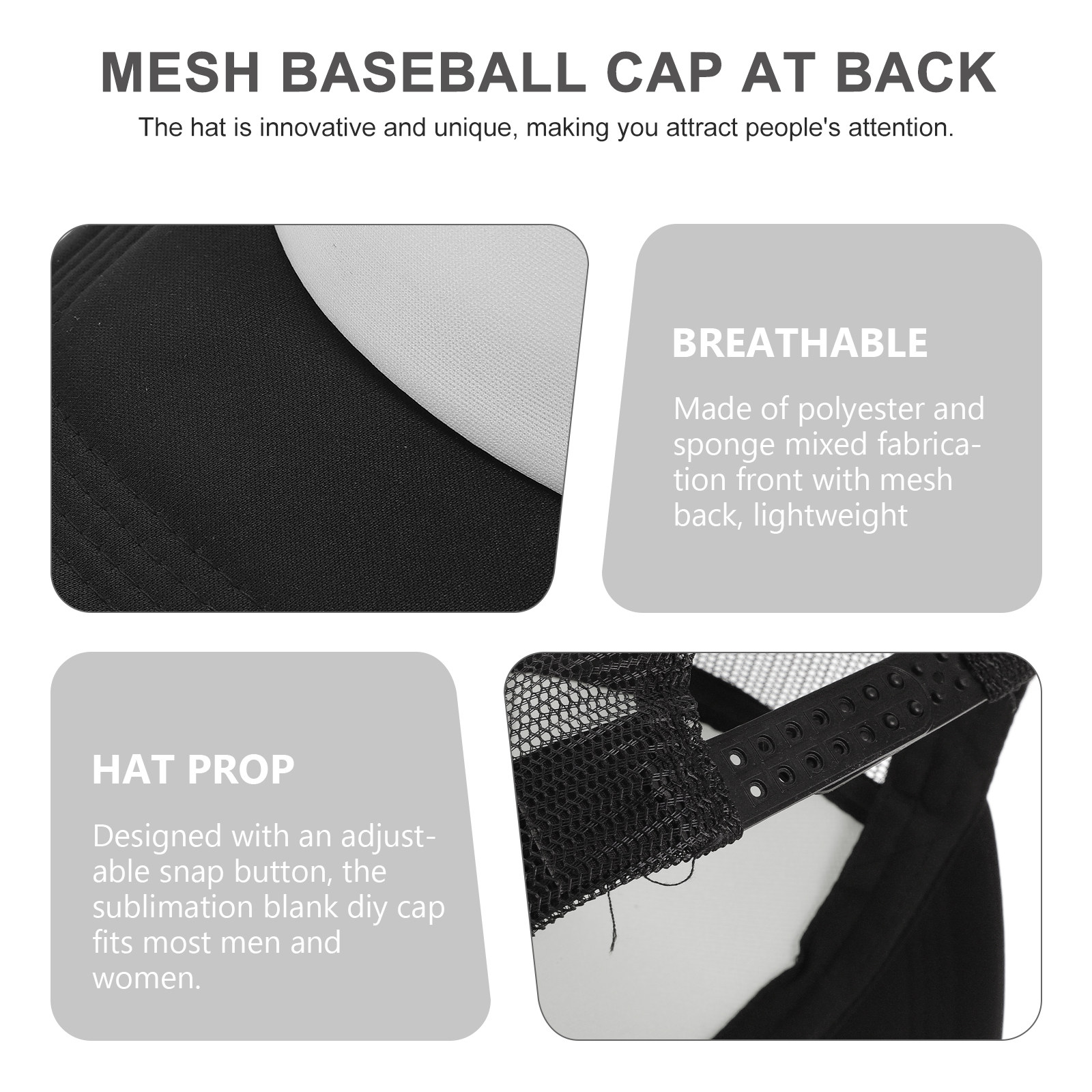 10Pcs DIY Blank Trucker Hat Me – Hat Sublimation Blank recenzja i cena