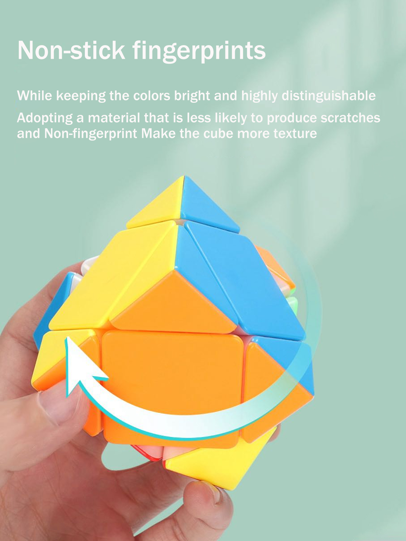 SENGSO Skewb Speed Cube Sticke – Puzzle Blank White recenzja i cena