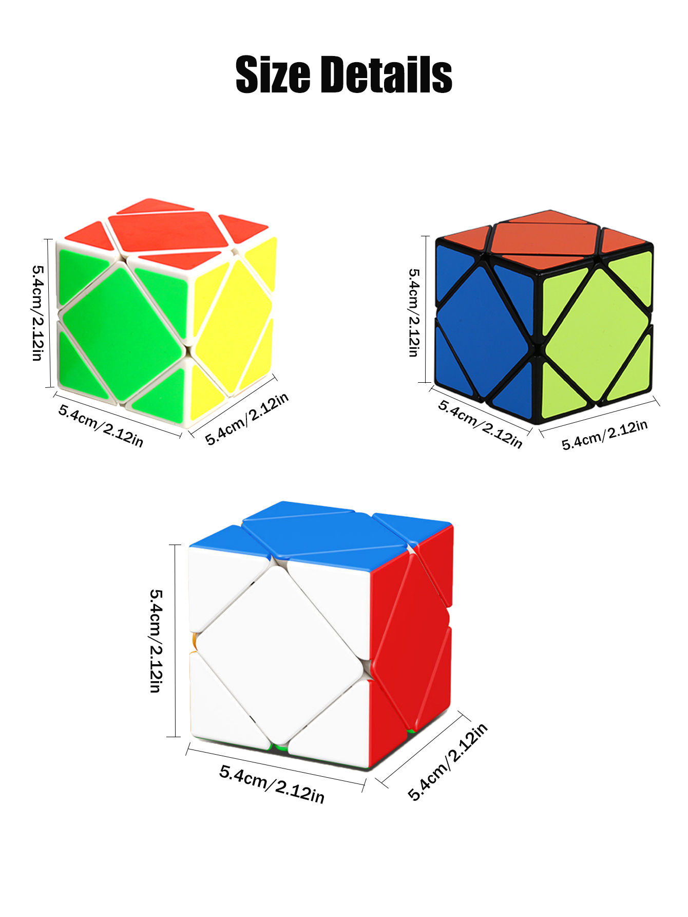 SENGSO Skewb Speed Cube Sticke – Puzzle Blank White recenzja i cena