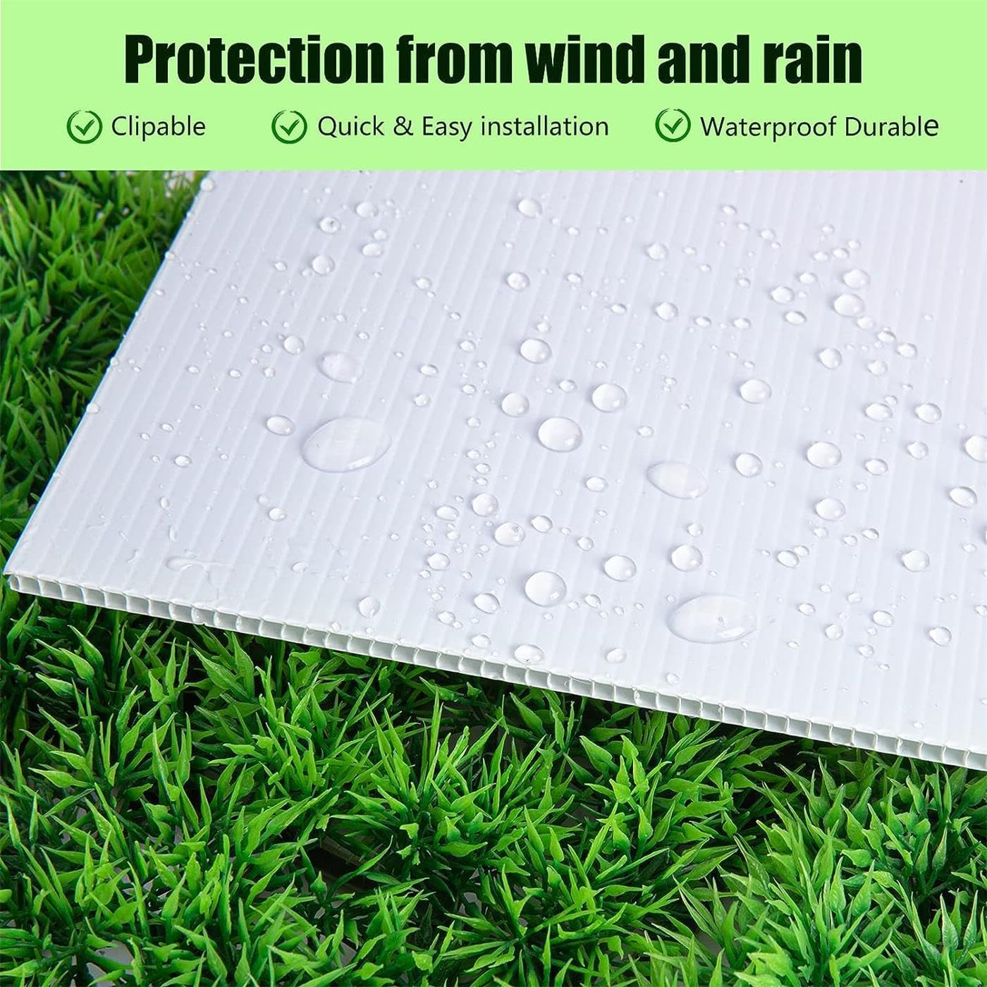 6 Pack 24x18 White Blank Lawn  – Yard Sign Blank recenzja i cena