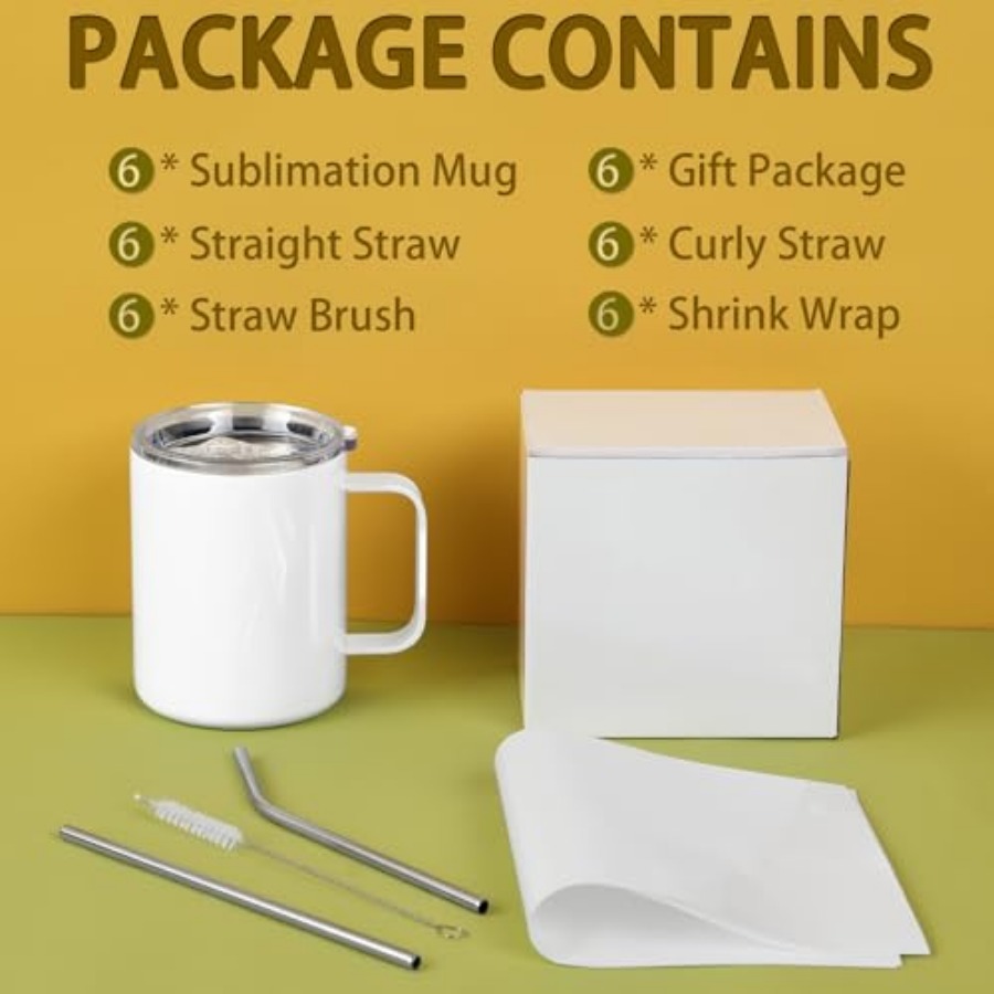 12 Oz Sublimation Coffee Mug B – Sublimation Mug White recenzja i cena