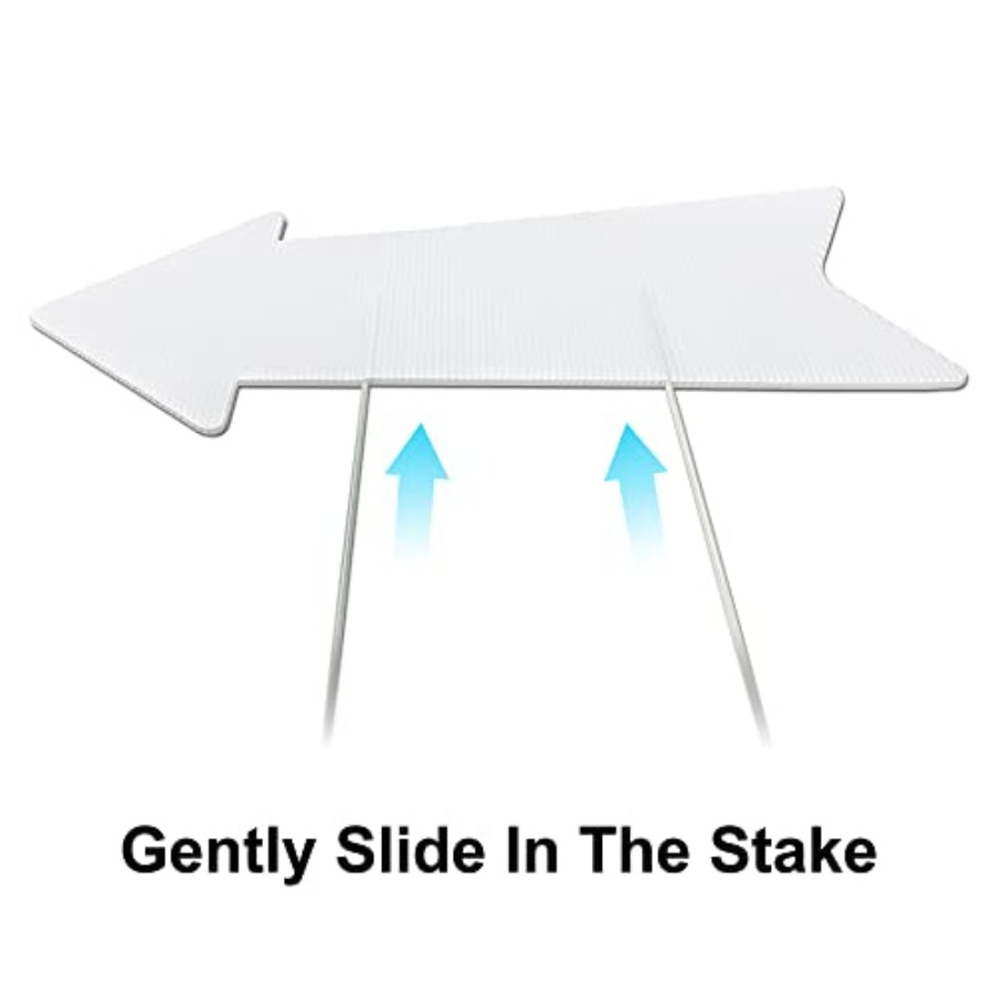 Blank Arrow Signs with Stakes  – Yard Sign Blank recenzja i cena