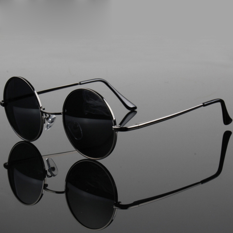 Retro Vintage Round Sunglasses – Metal Photo Panel recenzja i cena