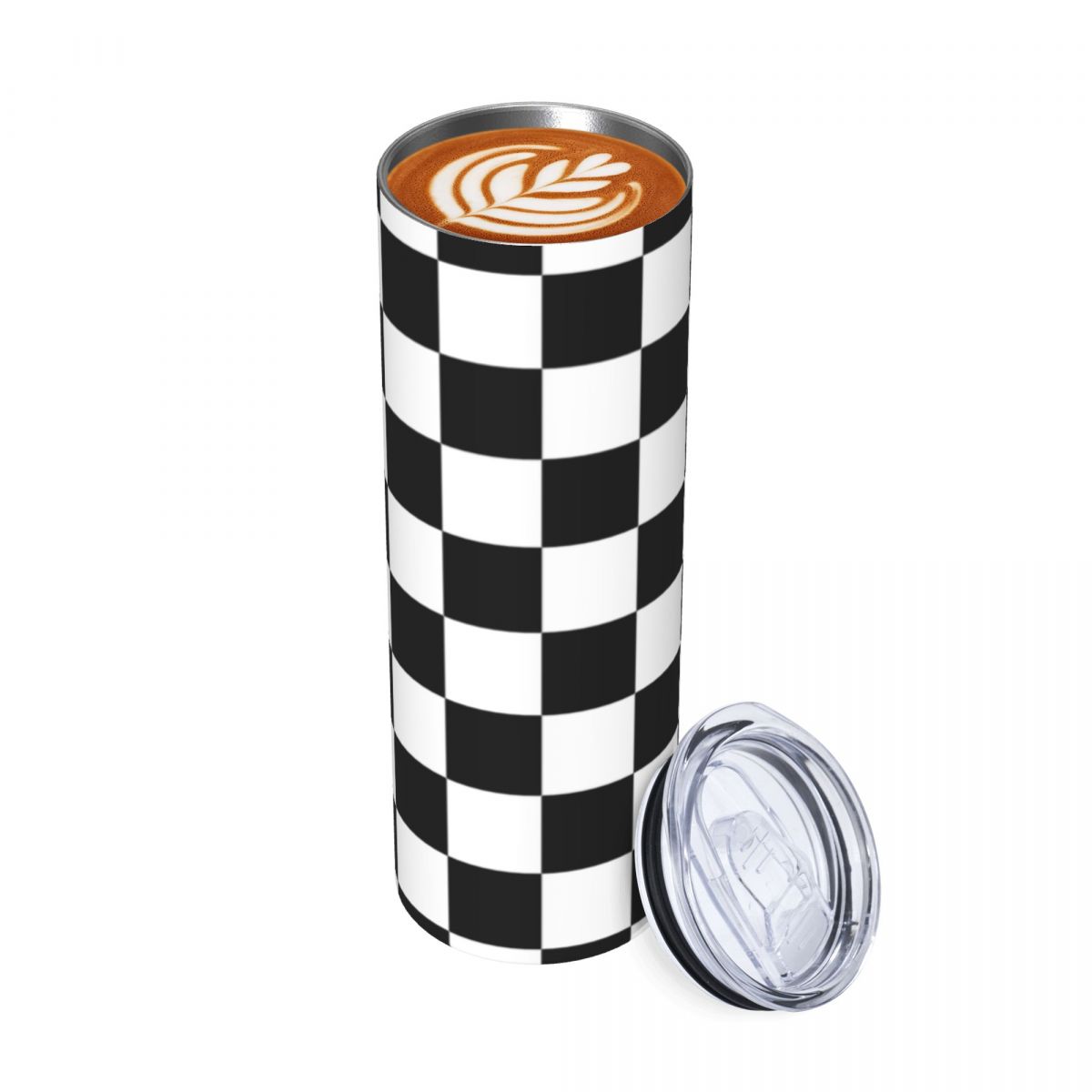 Black And White Checkerboard S – Tumbler 20Oz White recenzja i cena