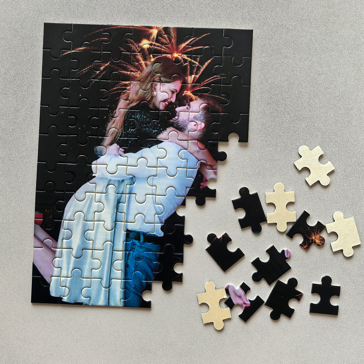 DIY custom puzzle pieces custo – Puzzle Blank White recenzja i cena